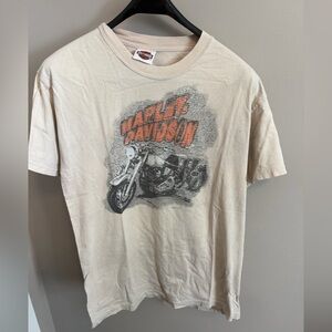 Harley-Davidson Tan Peterson's Miami Graphic T-Shirt Size M